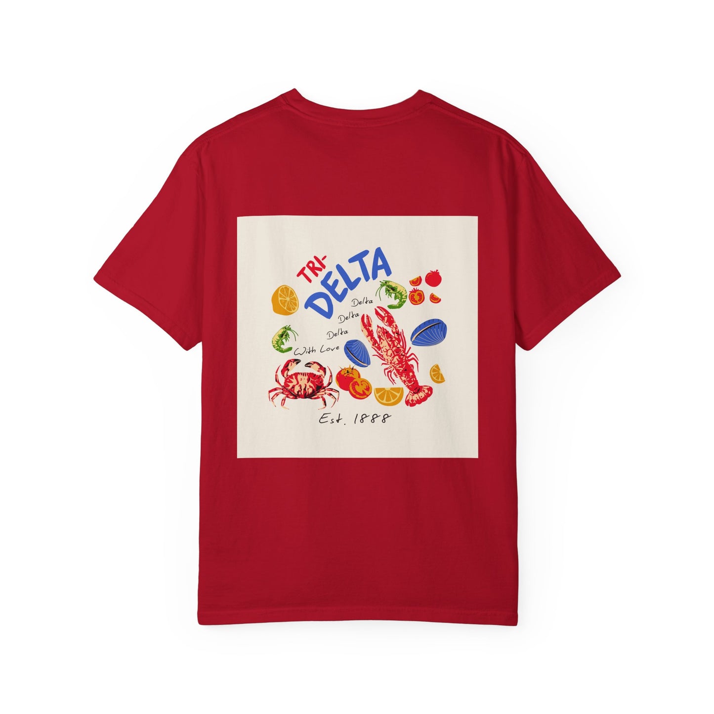 Tri Delta Sorority T-Shirt | Delta Delta Delta Sisterhood Coastal Graphic Design