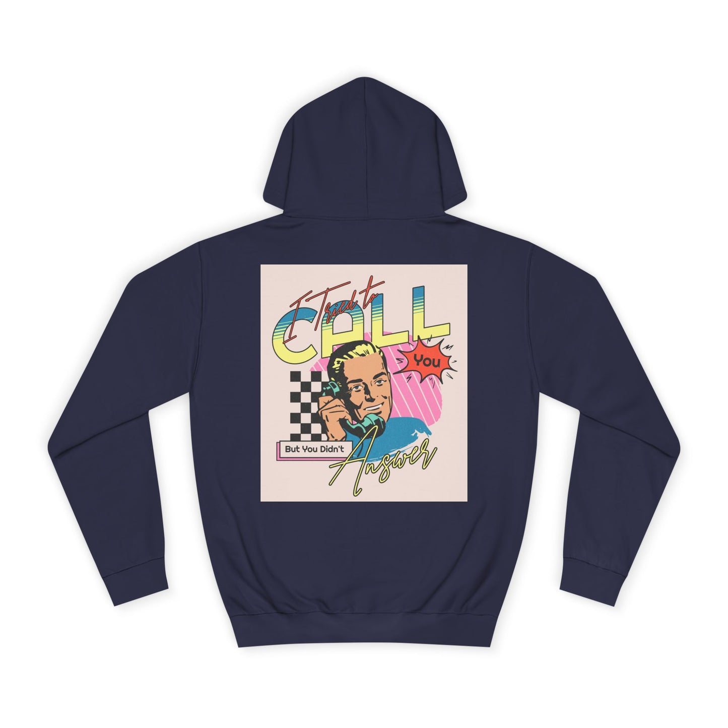'Call You' Pop Art Graphic Hoodie