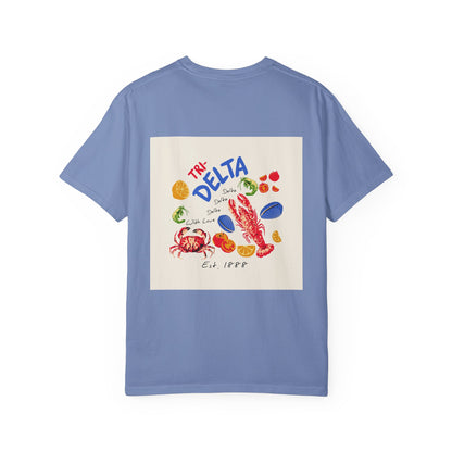 Tri Delta Sorority T-Shirt | Delta Delta Delta Sisterhood Coastal Graphic Design