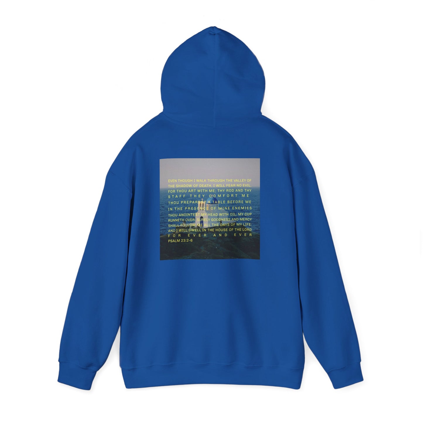 Psalm 23 Bible Quote Hoodie