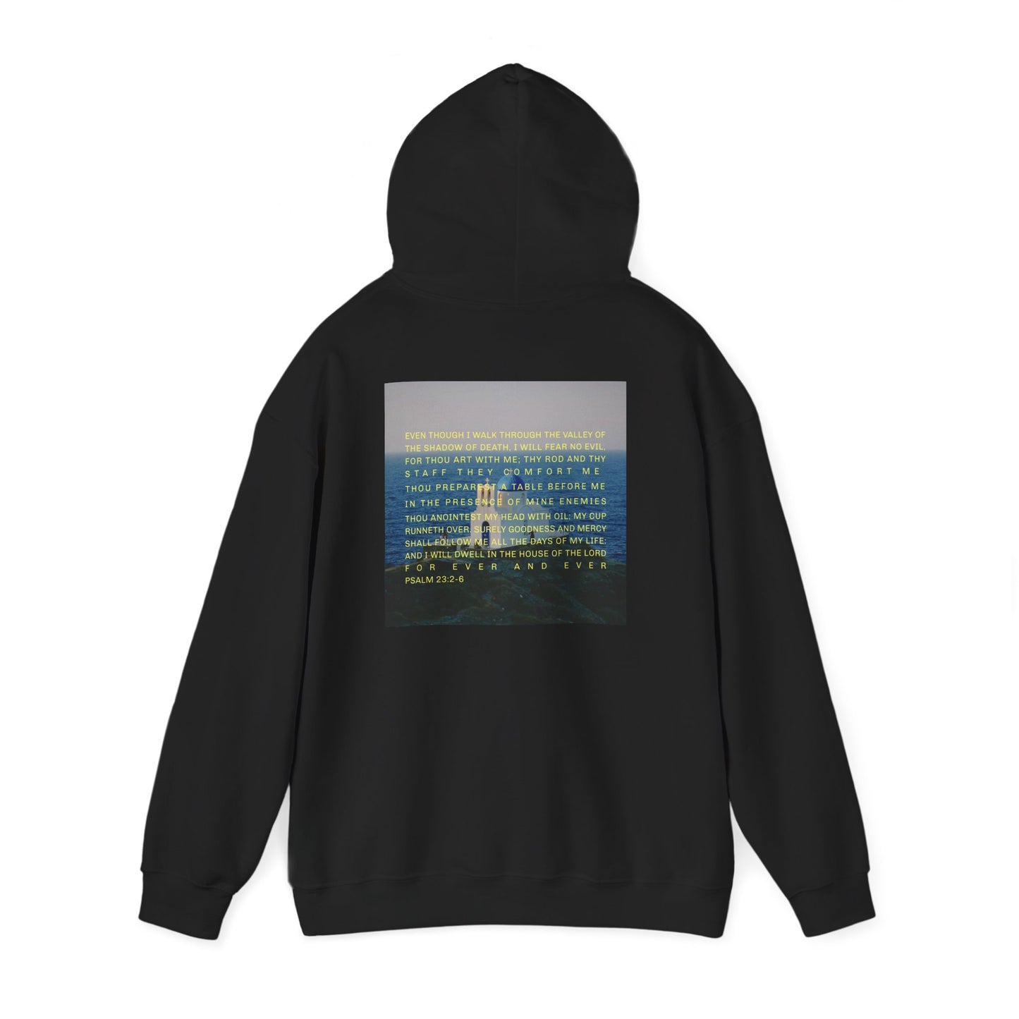Psalm 23 Bible Quote Hoodie