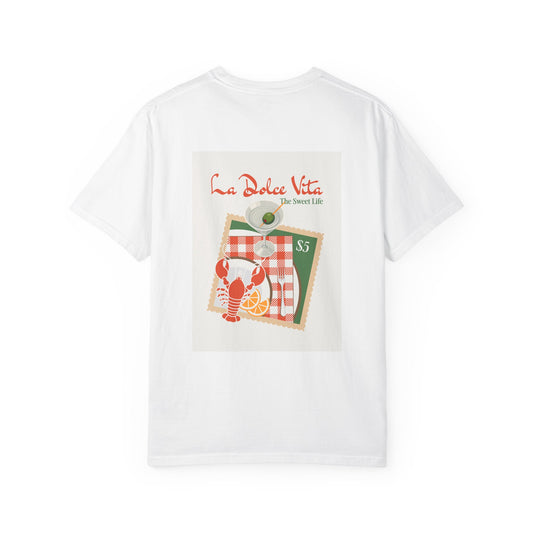 La Dolce Vita Lobster Picnic Graphic T-shirt