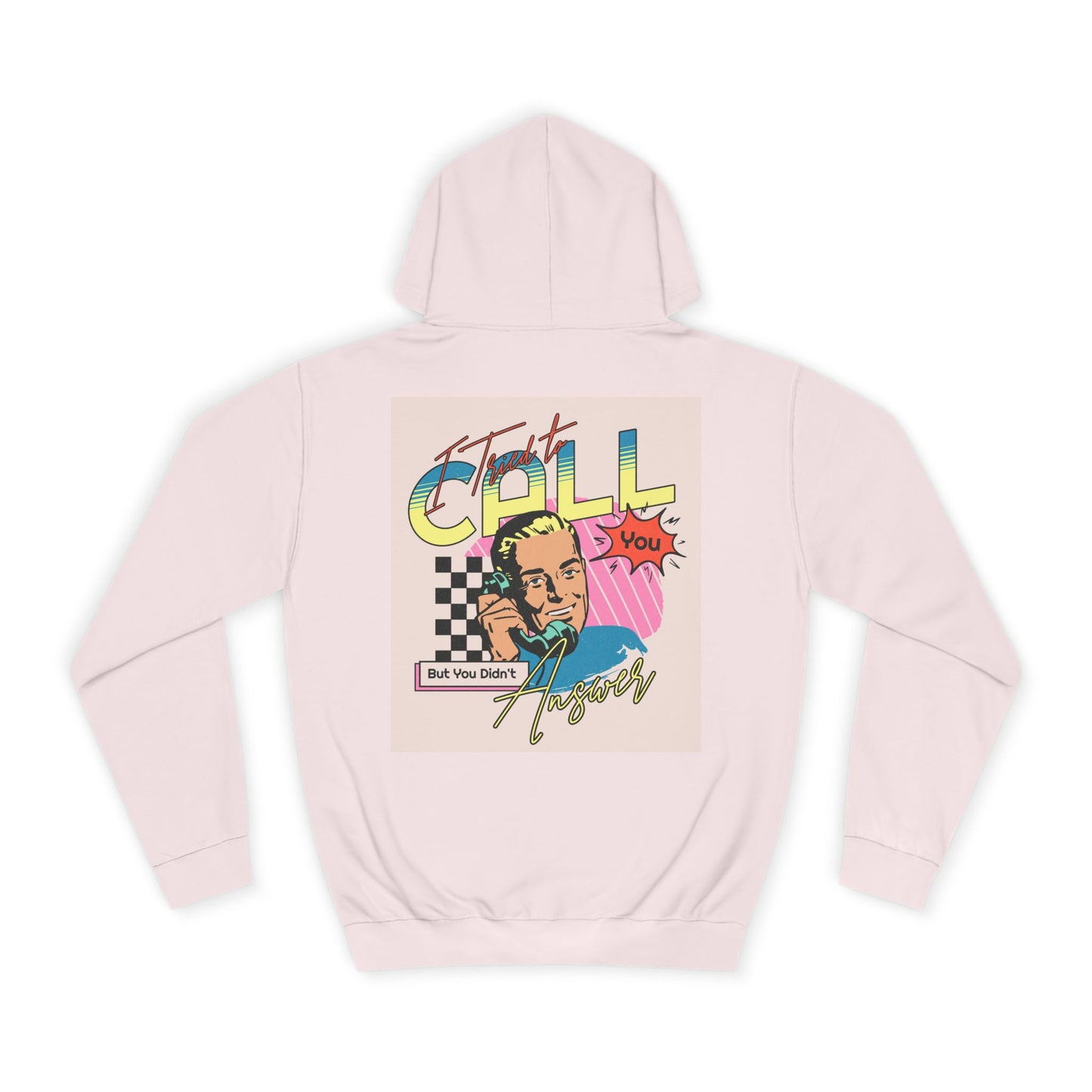 'Call You' Pop Art Graphic Hoodie