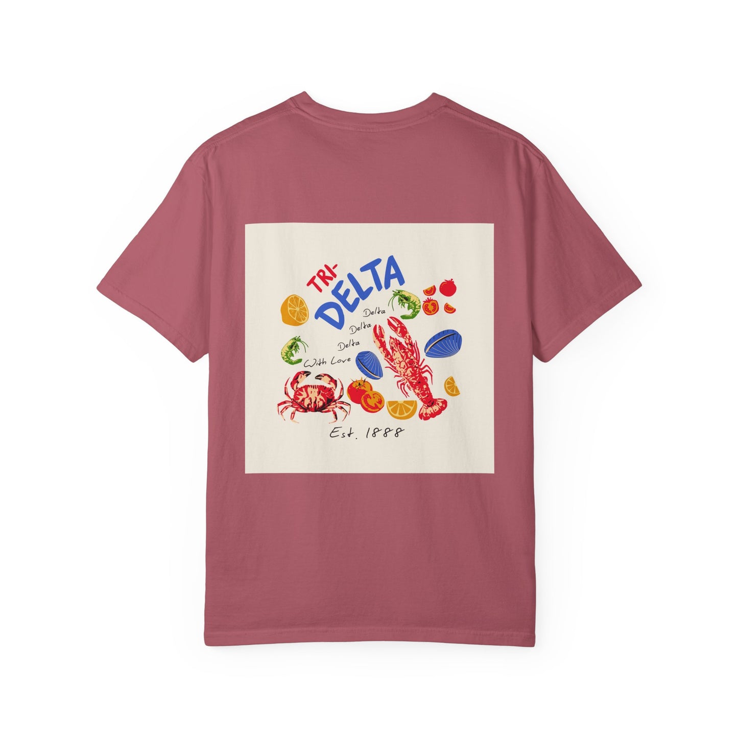 Tri Delta Sorority T-Shirt | Delta Delta Delta Sisterhood Coastal Graphic Design