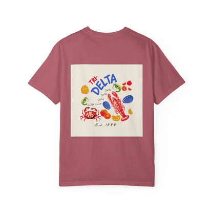 Tri Delta Sorority T-Shirt | Delta Delta Delta Sisterhood Coastal Graphic Design