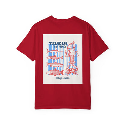 Tsukiji Fish Market Seafood Graphic T-Shirt