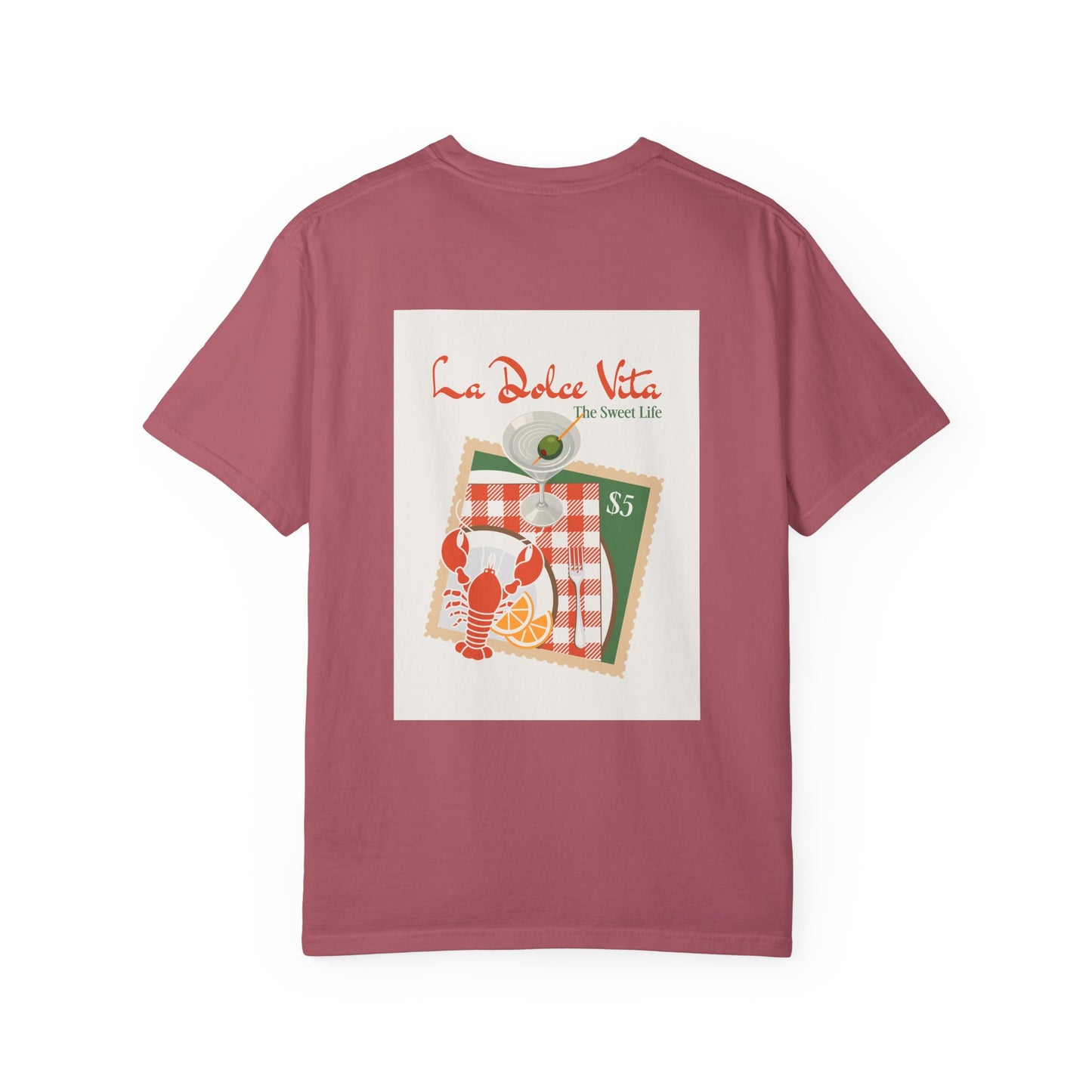 La Dolce Vita Lobster Picnic Graphic T-shirt
