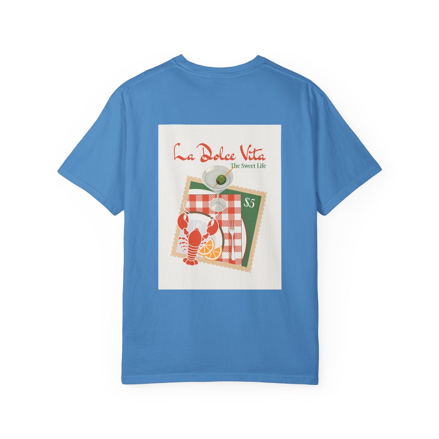 La Dolce Vita Lobster Picnic Graphic T-shirt