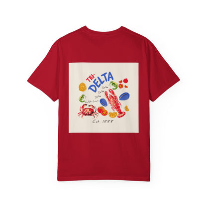 Tri Delta Sorority T-Shirt | Delta Delta Delta Sisterhood Coastal Graphic Design