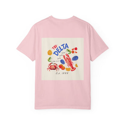 Tri Delta Sorority T-Shirt | Delta Delta Delta Sisterhood Coastal Graphic Design