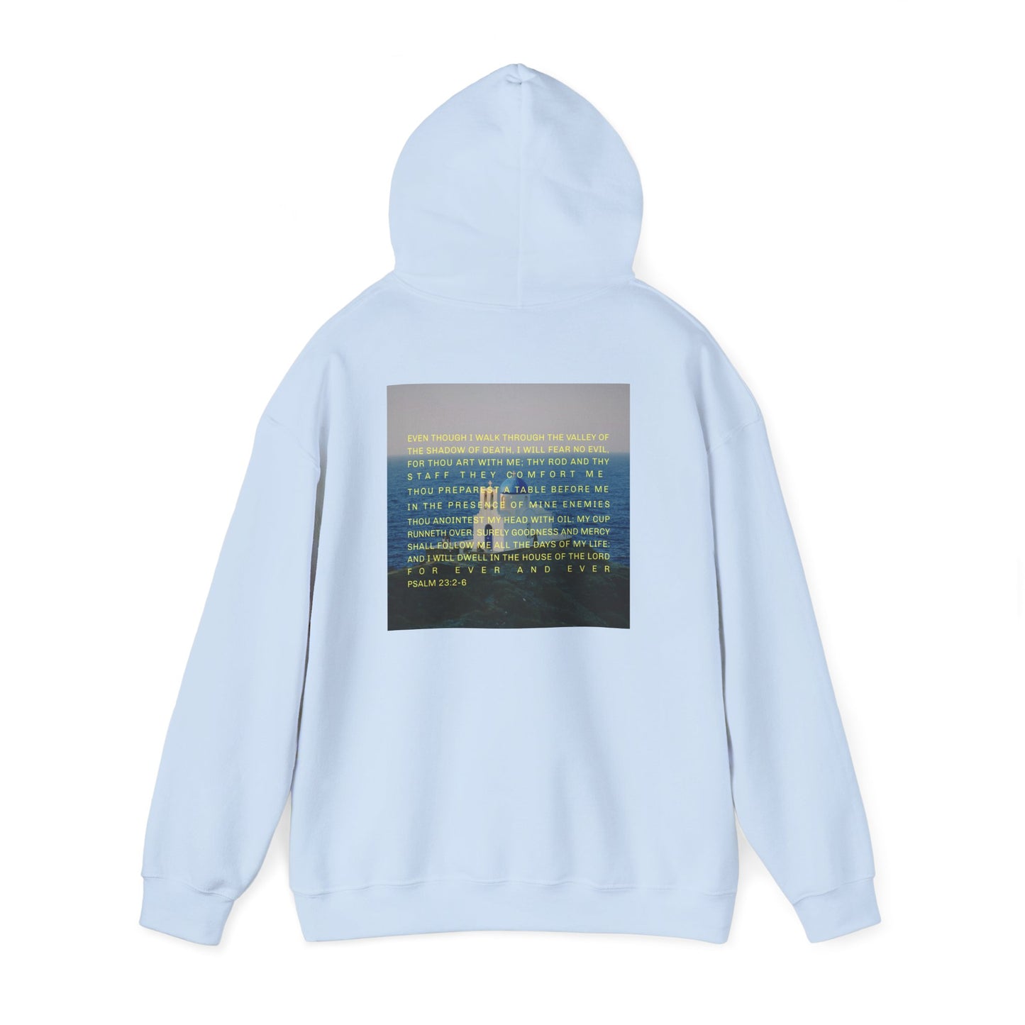 Psalm 23 Bible Quote Hoodie