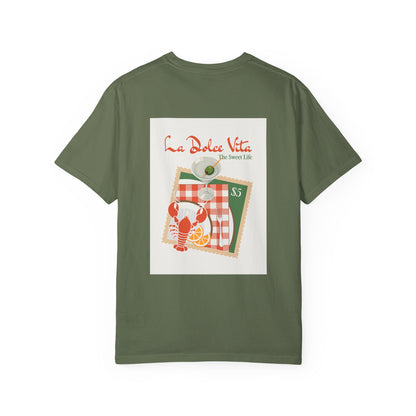 La Dolce Vita Lobster Picnic Graphic T-shirt
