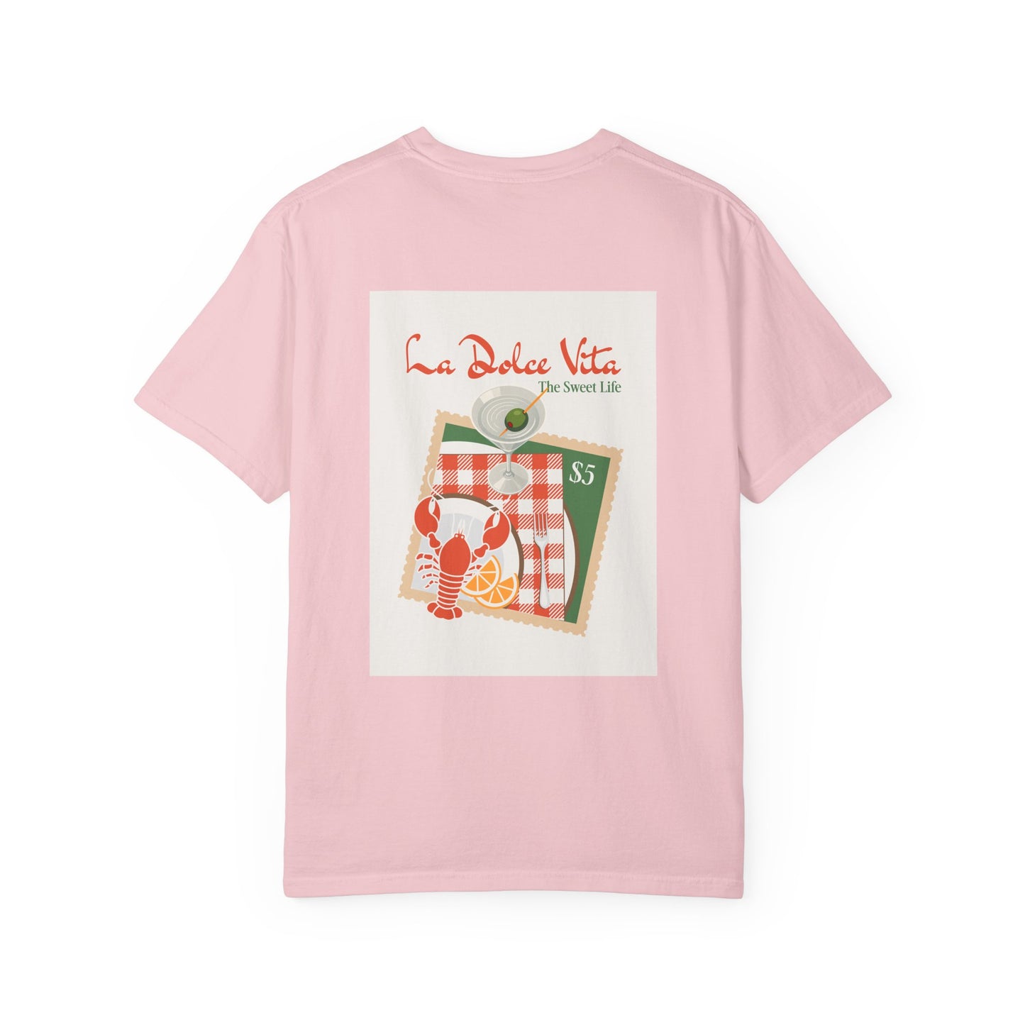 La Dolce Vita Lobster Picnic Graphic T-shirt
