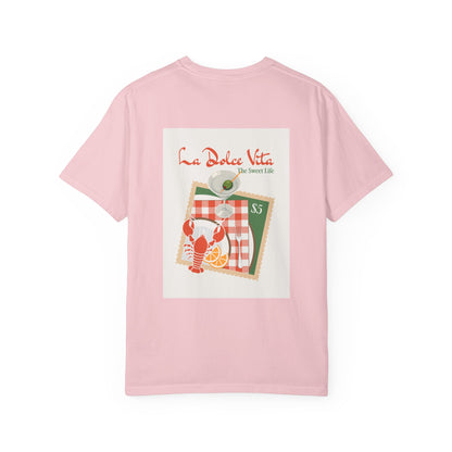 La Dolce Vita Lobster Picnic Graphic T-shirt