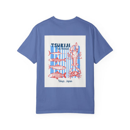 Tsukiji Fish Market Seafood Graphic T-Shirt