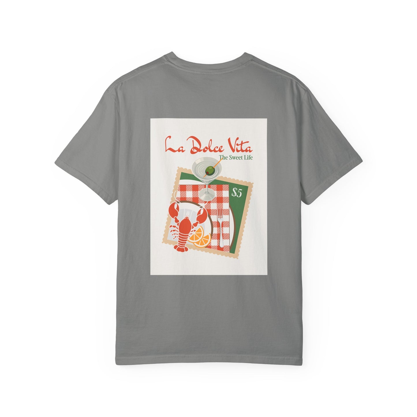 La Dolce Vita Lobster Picnic Graphic T-shirt