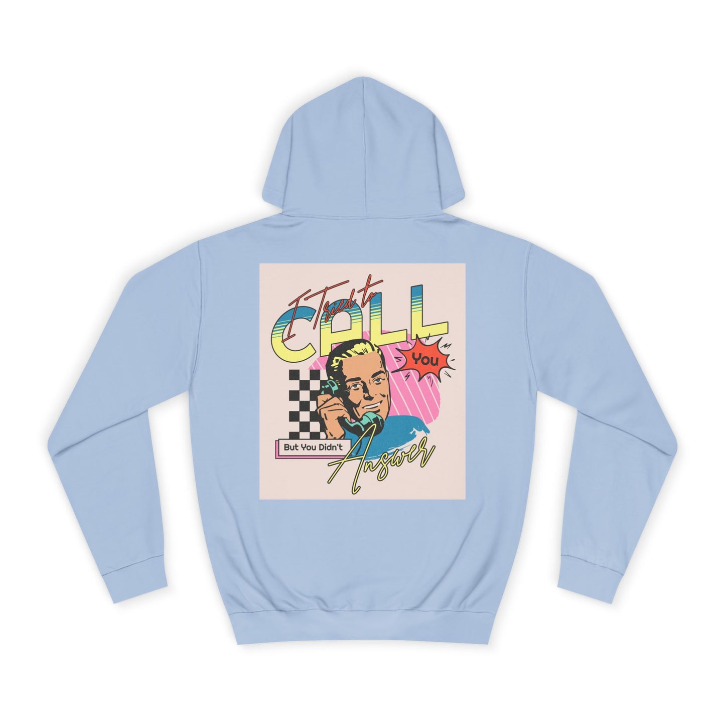 'Call You' Pop Art Graphic Hoodie