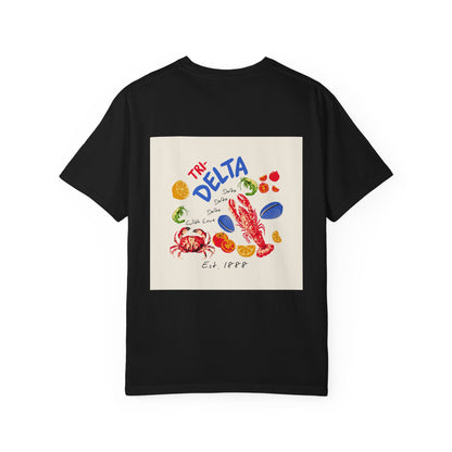 Tri Delta Sorority T-Shirt | Delta Delta Delta Sisterhood Coastal Graphic Design