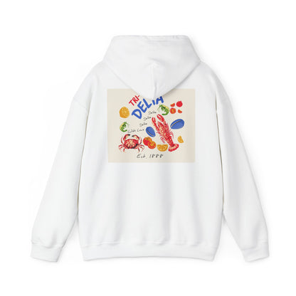 Tri Delta Sorority Hoodie | Delta Delta Delta Sisterhood Coastal Graphic Design