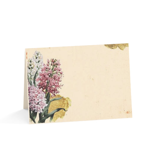Vintage Hyacinth Floral Greeting Card | Best Seller Cute Blank Note Card