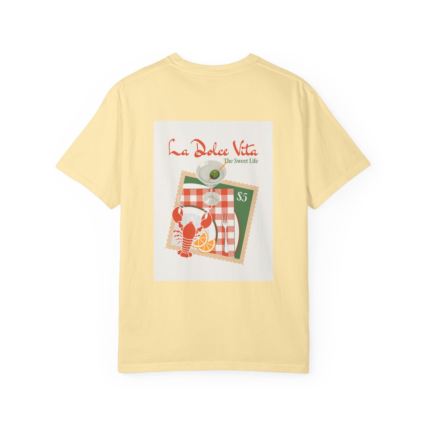 La Dolce Vita Lobster Picnic Graphic T-shirt