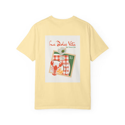 La Dolce Vita Lobster Picnic Graphic T-shirt