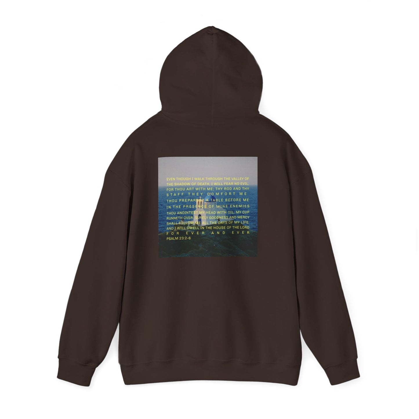 Psalm 23 Bible Quote Hoodie
