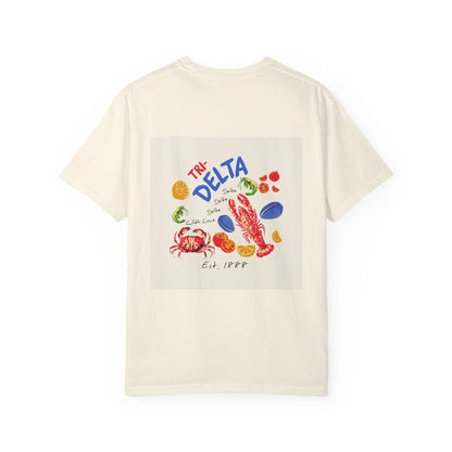 Tri Delta Sorority T-Shirt | Delta Delta Delta Sisterhood Coastal Graphic Design