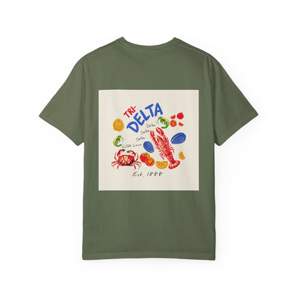 Tri Delta Sorority T-Shirt | Delta Delta Delta Sisterhood Coastal Graphic Design