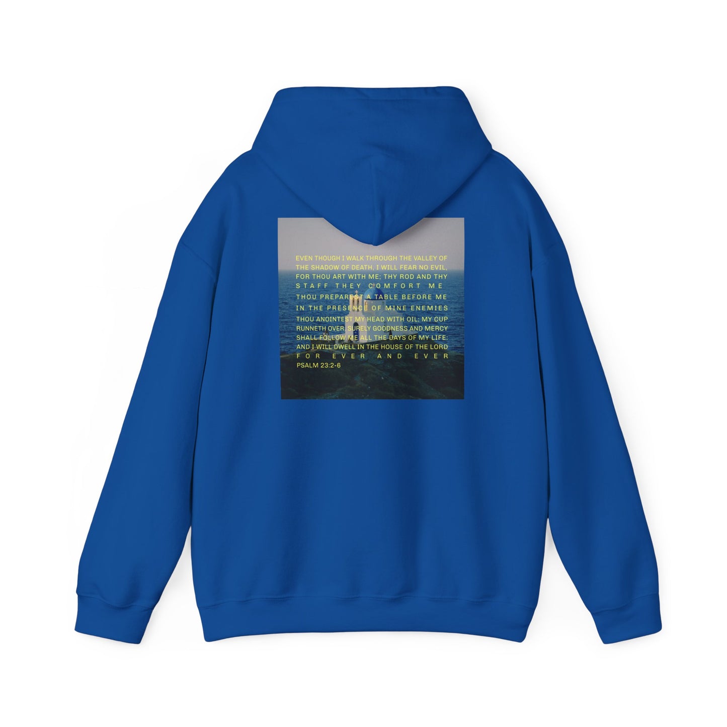 Psalm 23 Bible Quote Hoodie