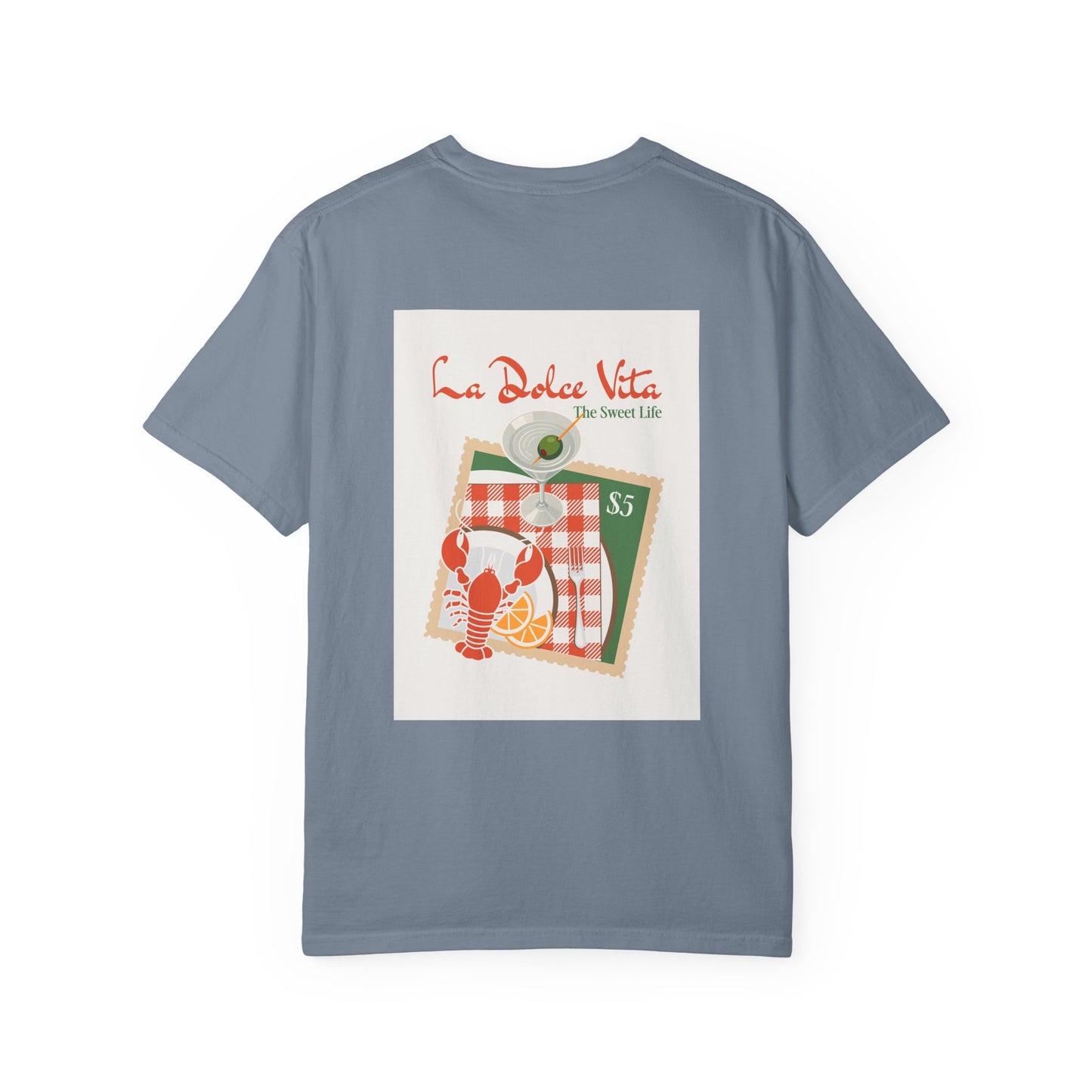 La Dolce Vita Lobster Picnic Graphic T-shirt
