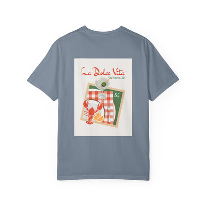 La Dolce Vita Lobster Picnic Graphic T-shirt