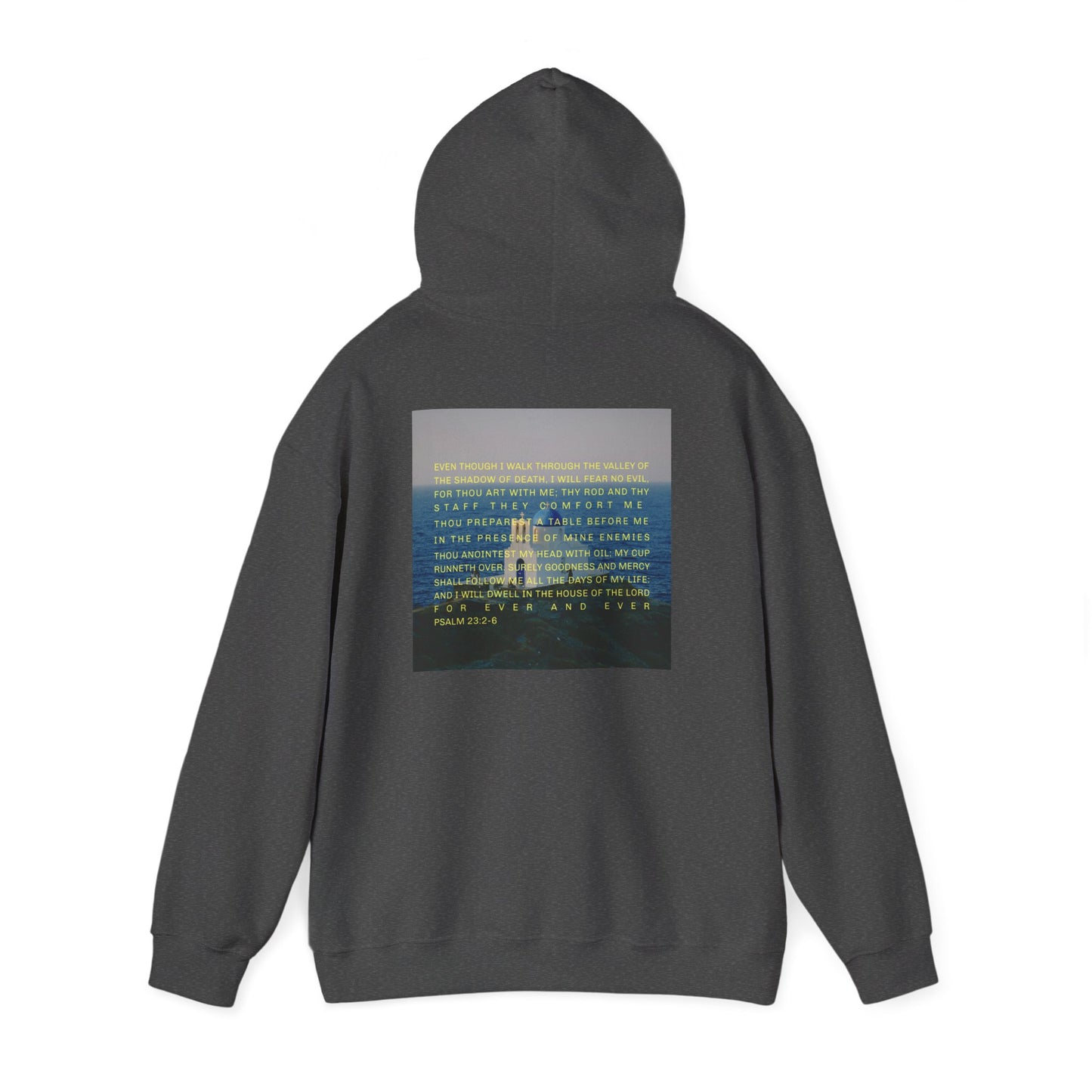 Psalm 23 Bible Quote Hoodie