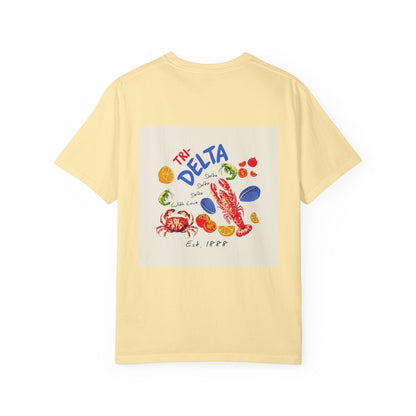 Tri Delta Sorority T-Shirt | Delta Delta Delta Sisterhood Coastal Graphic Design