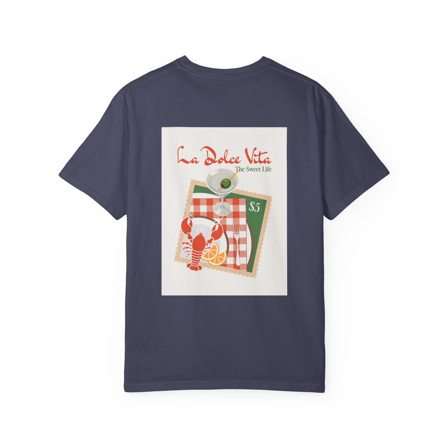 La Dolce Vita Lobster Picnic Graphic T-shirt