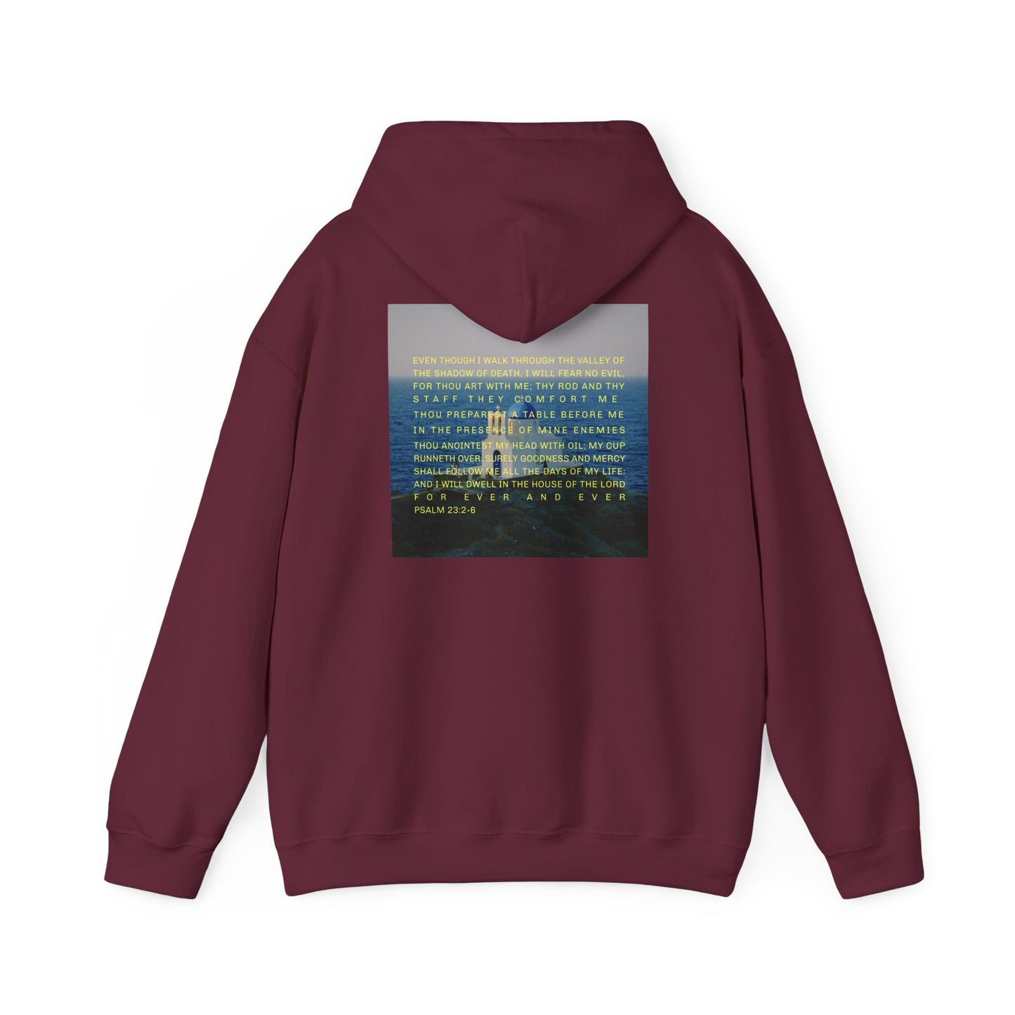 Psalm 23 Bible Quote Hoodie