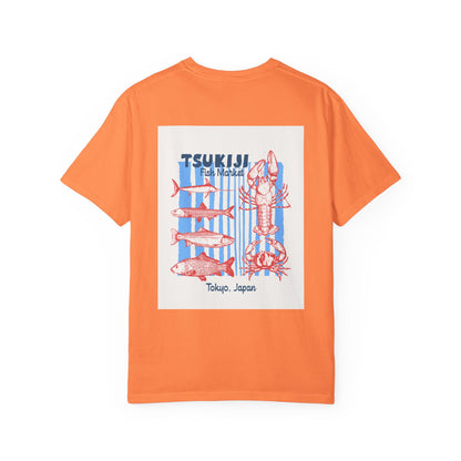 Tsukiji Fish Market Seafood Graphic T-Shirt