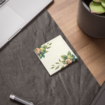 Beautiful Floral Post-it Notes | Botanical French Toile Stationery, Wedding Planner, Decorative Sticky Memo Pads, Gift for Her Best Seller