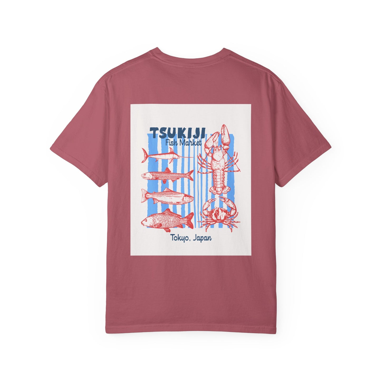 Tsukiji Fish Market Seafood Graphic T-Shirt