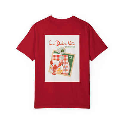 La Dolce Vita Lobster Picnic Graphic T-shirt