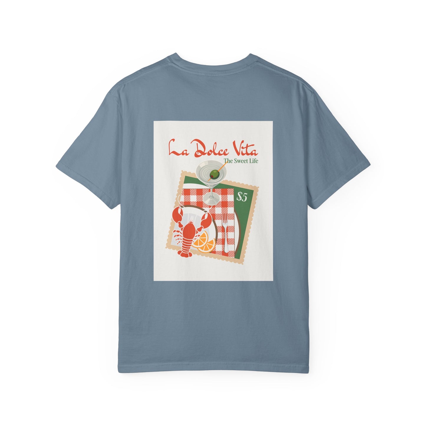 La Dolce Vita Lobster Picnic Graphic T-shirt