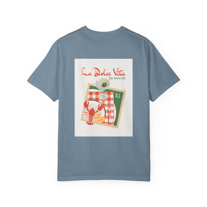 La Dolce Vita Lobster Picnic Graphic T-shirt