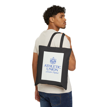 Athletic Union Crest Tote Bag | Canvas Library Market Shopping Tote