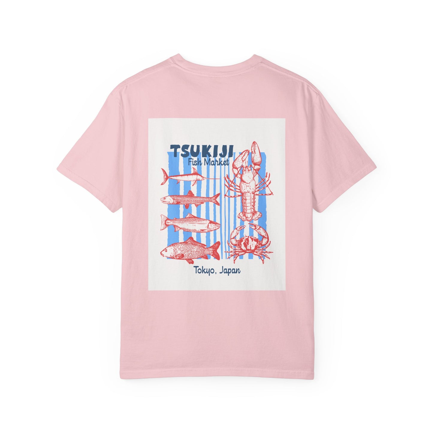 Tsukiji Fish Market Seafood Graphic T-Shirt