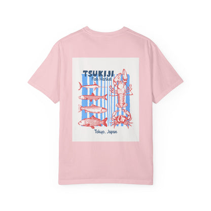 Tsukiji Fish Market Seafood Graphic T-Shirt