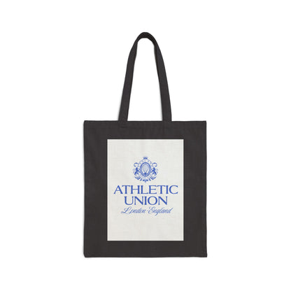 Athletic Union Crest Tote Bag | Canvas Library Market Shopping Tote