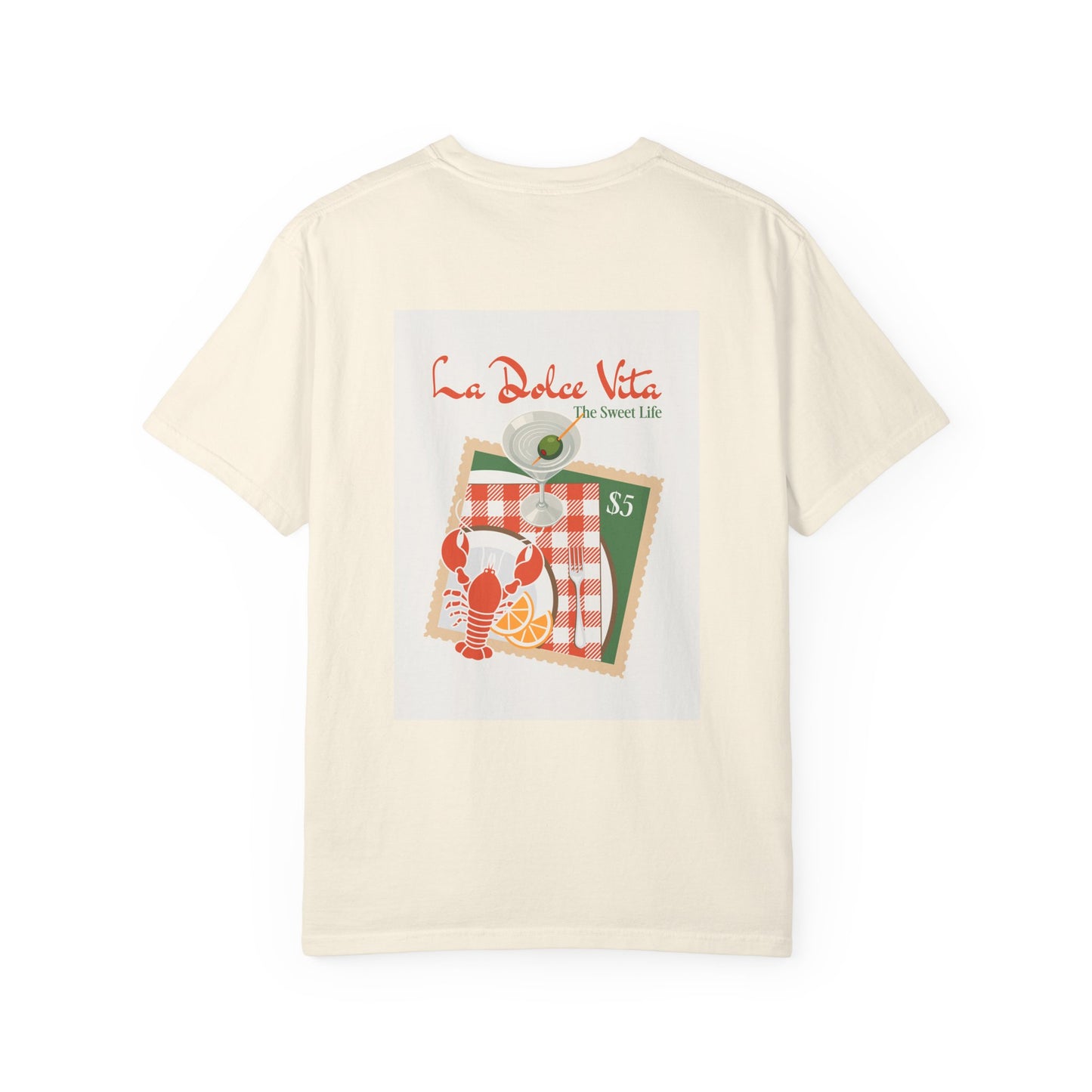 La Dolce Vita Lobster Picnic Graphic T-shirt