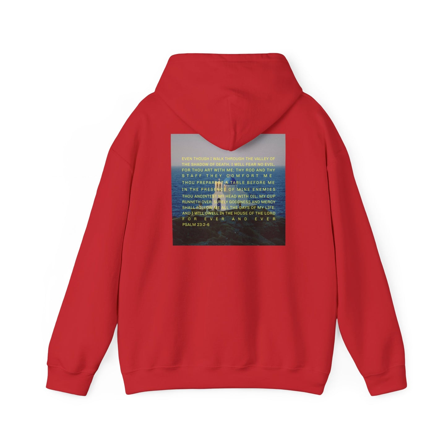 Psalm 23 Bible Quote Hoodie
