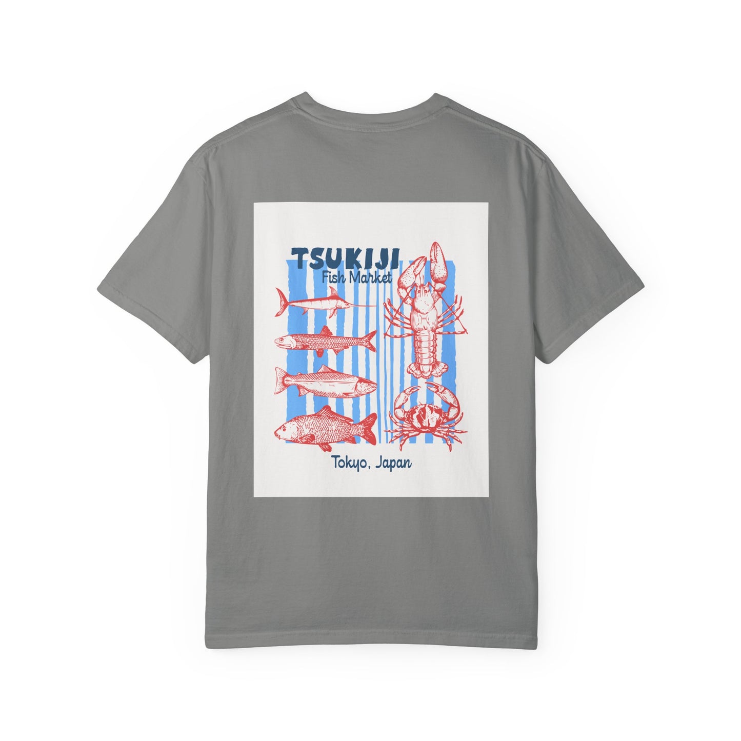 Tsukiji Fish Market Seafood Graphic T-Shirt