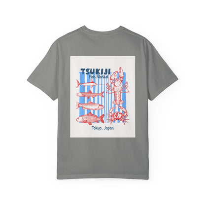 Tsukiji Fish Market Seafood Graphic T-Shirt